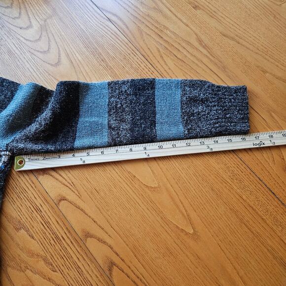 Womens Llama Pattern Peruvian Fair Isle Geometric Turtleneck Wool Sweater Sz S - Picture 13 of 15